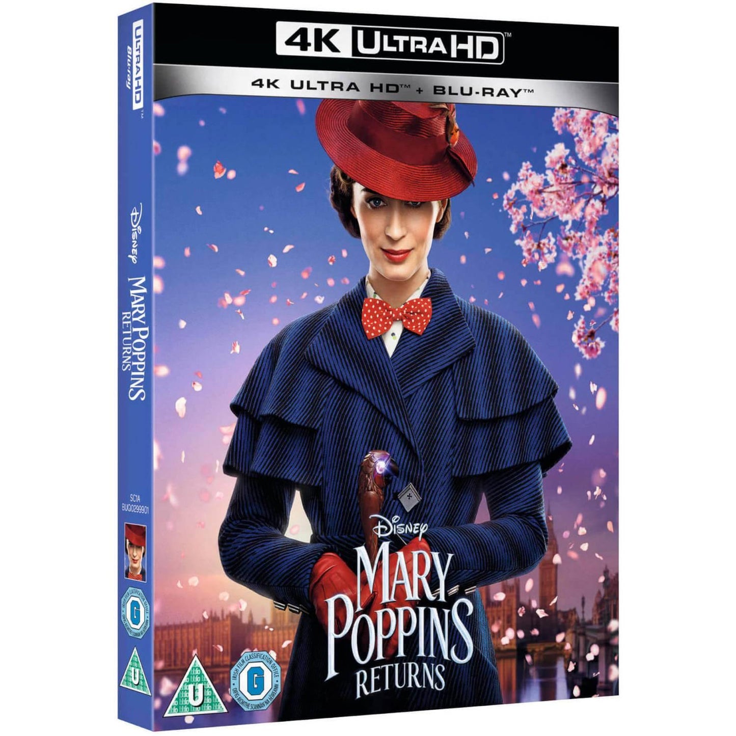 Мэри Поппинс возвращается (2018) (англ. язык) (4K UHD + Blu-ray)