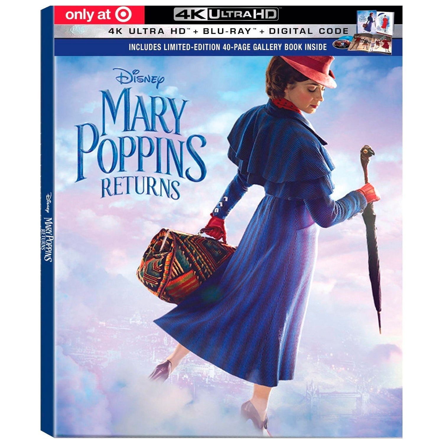 Мэри Поппинс возвращается (2018) (англ. язык) (4K UHD + Blu-ray) Коллекционное издание