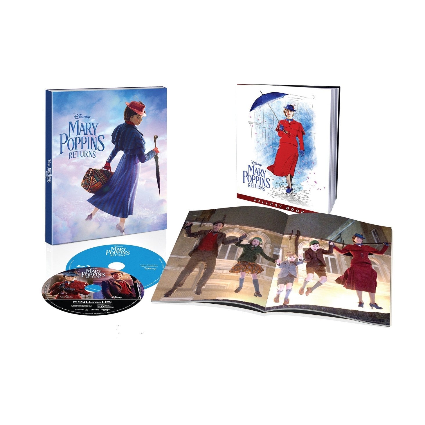 Мэри Поппинс возвращается (2018) (англ. язык) (4K UHD + Blu-ray) Коллекционное издание