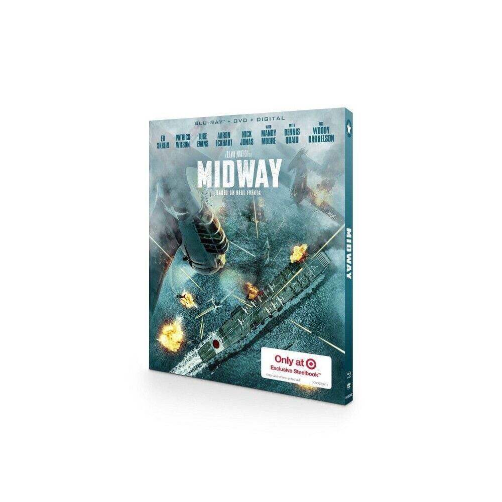 Мидуэй (2019) (англ. язык) [Регион A] (Blu-ray + DVD) Steelbook