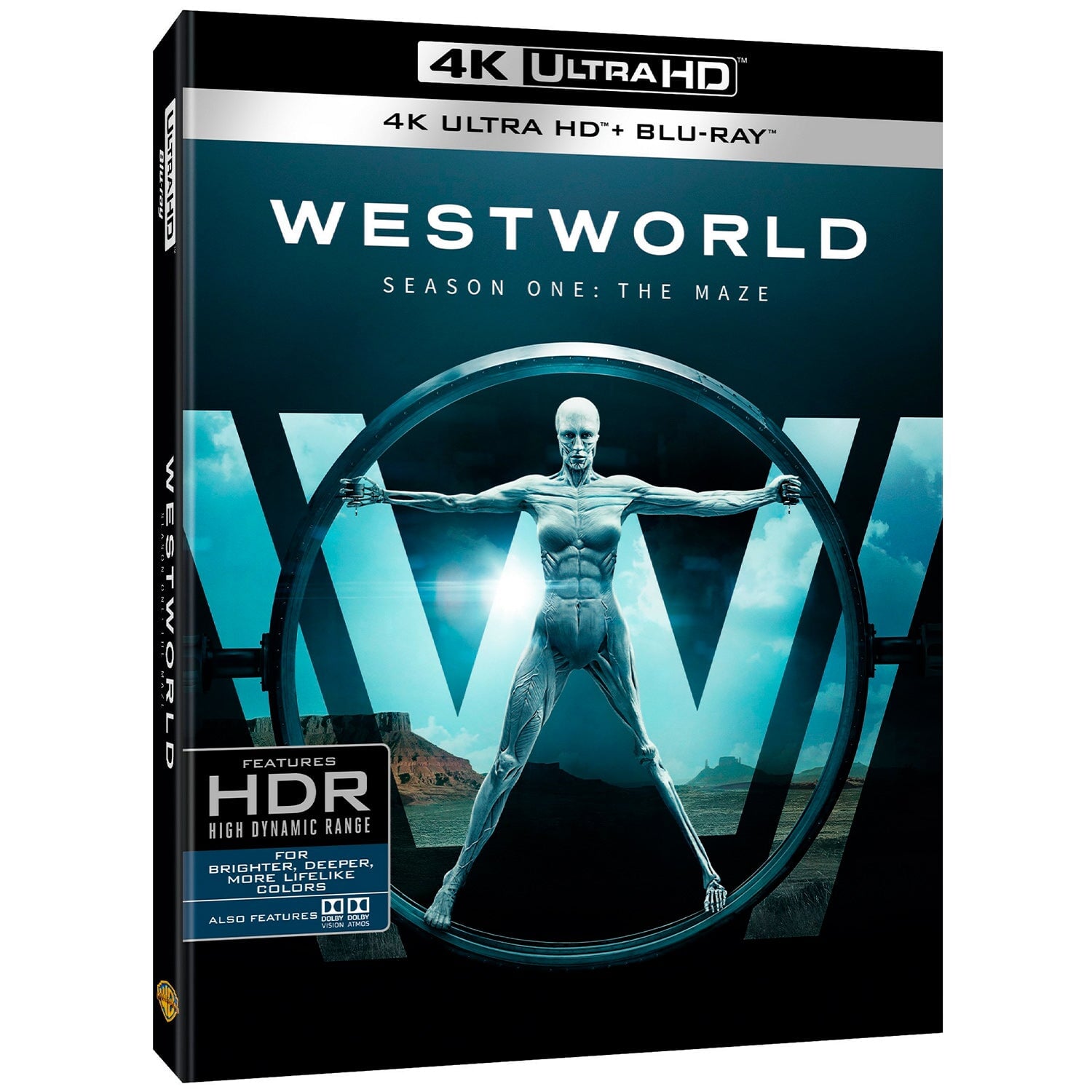 Мир Дикого Запада. Сезон 1 (англ. язык) (4K UHD + Blu-ray)