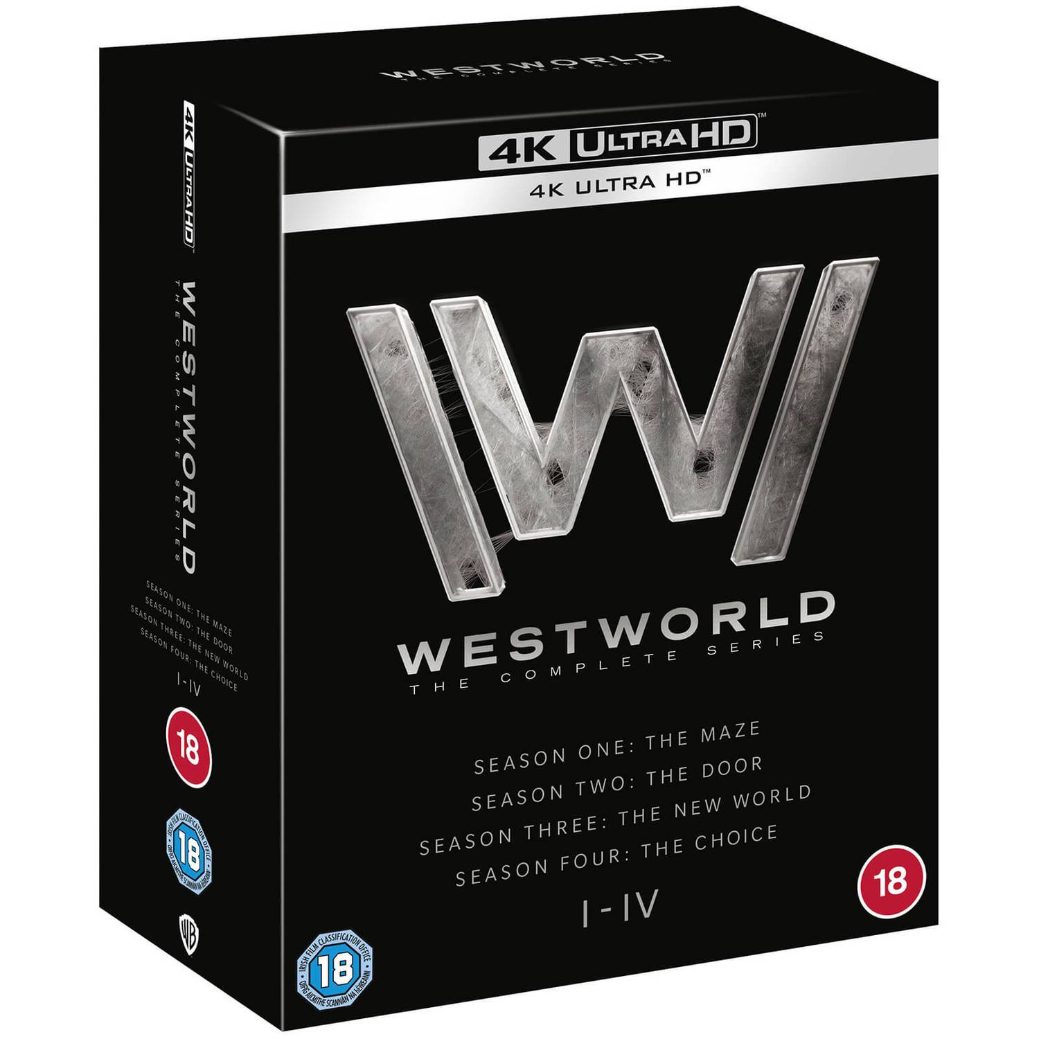 Мир Дикого Запада. Сезоны 1-4 (англ. язык) (4K UHD + Blu-ray)