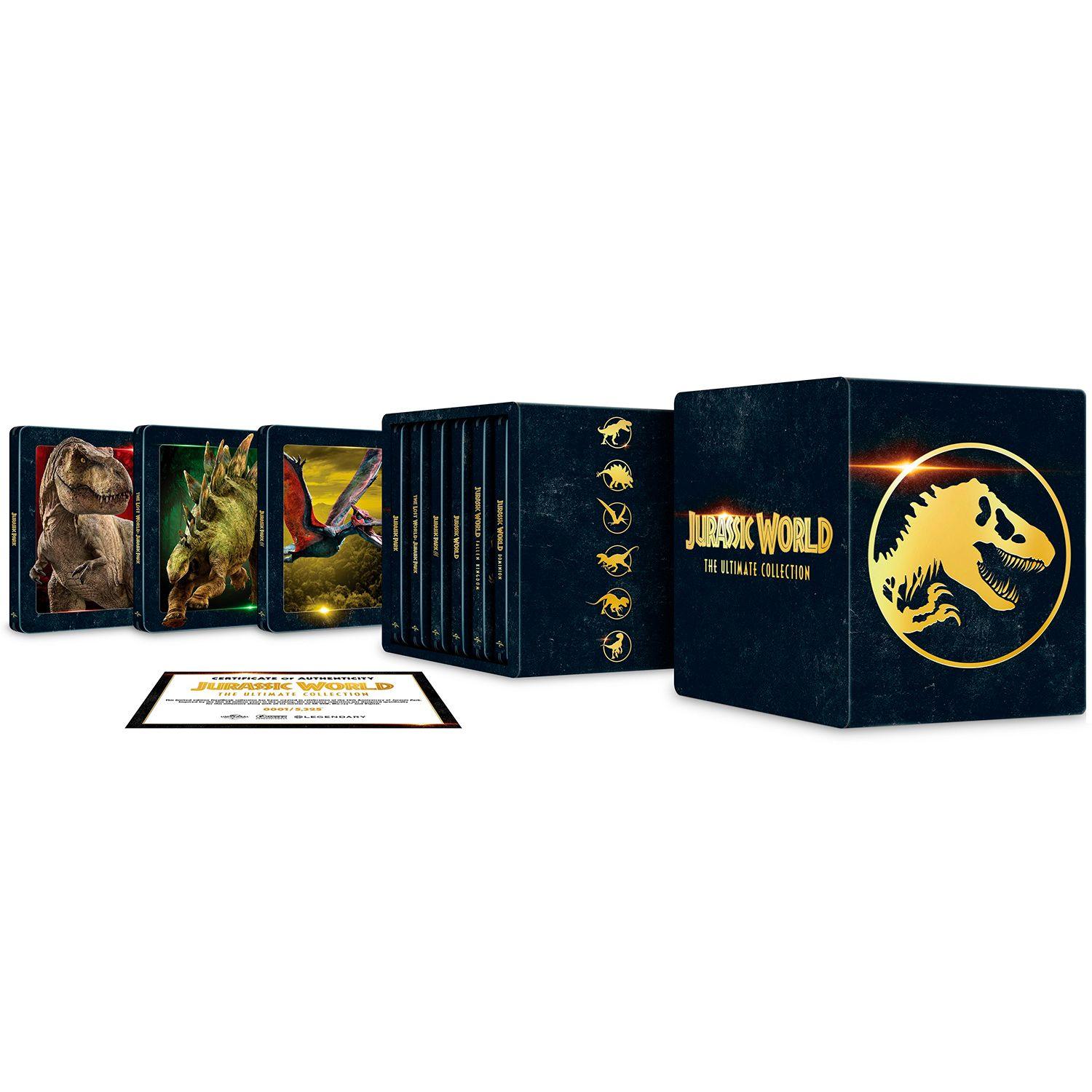 Мир Юрского периода: Полная коллекция (4K UHD + Blu-ray) Steelbook