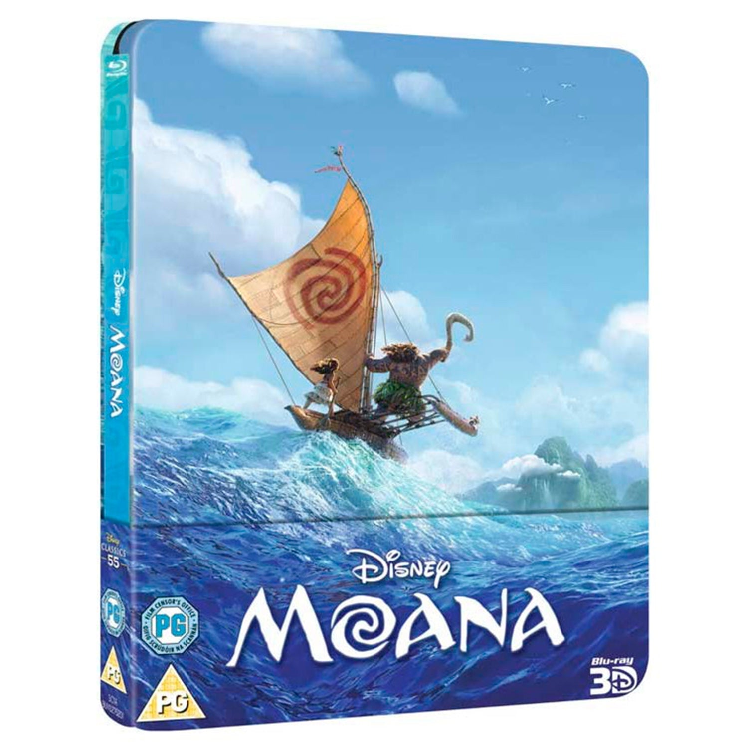 Моана 3D + 2D (2 Blu-ray) Steelbook