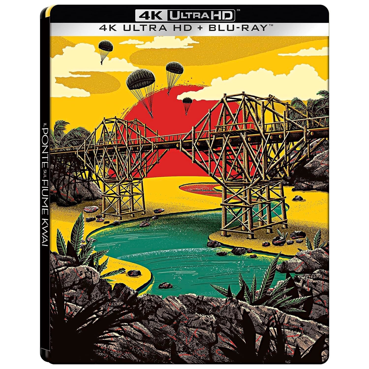 Мост через реку Квай (англ. язык) (4K UHD + Blu-ray) Steelbook