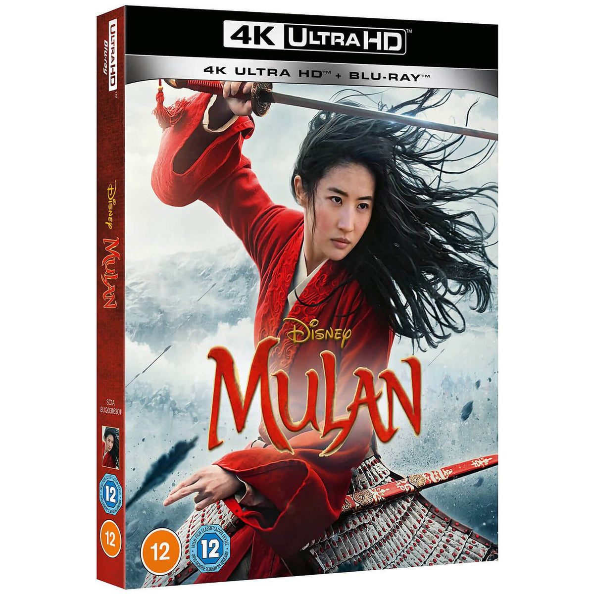 Мулан (2020) (англ. язык) (4K UHD + Blu-ray) (Mulan)