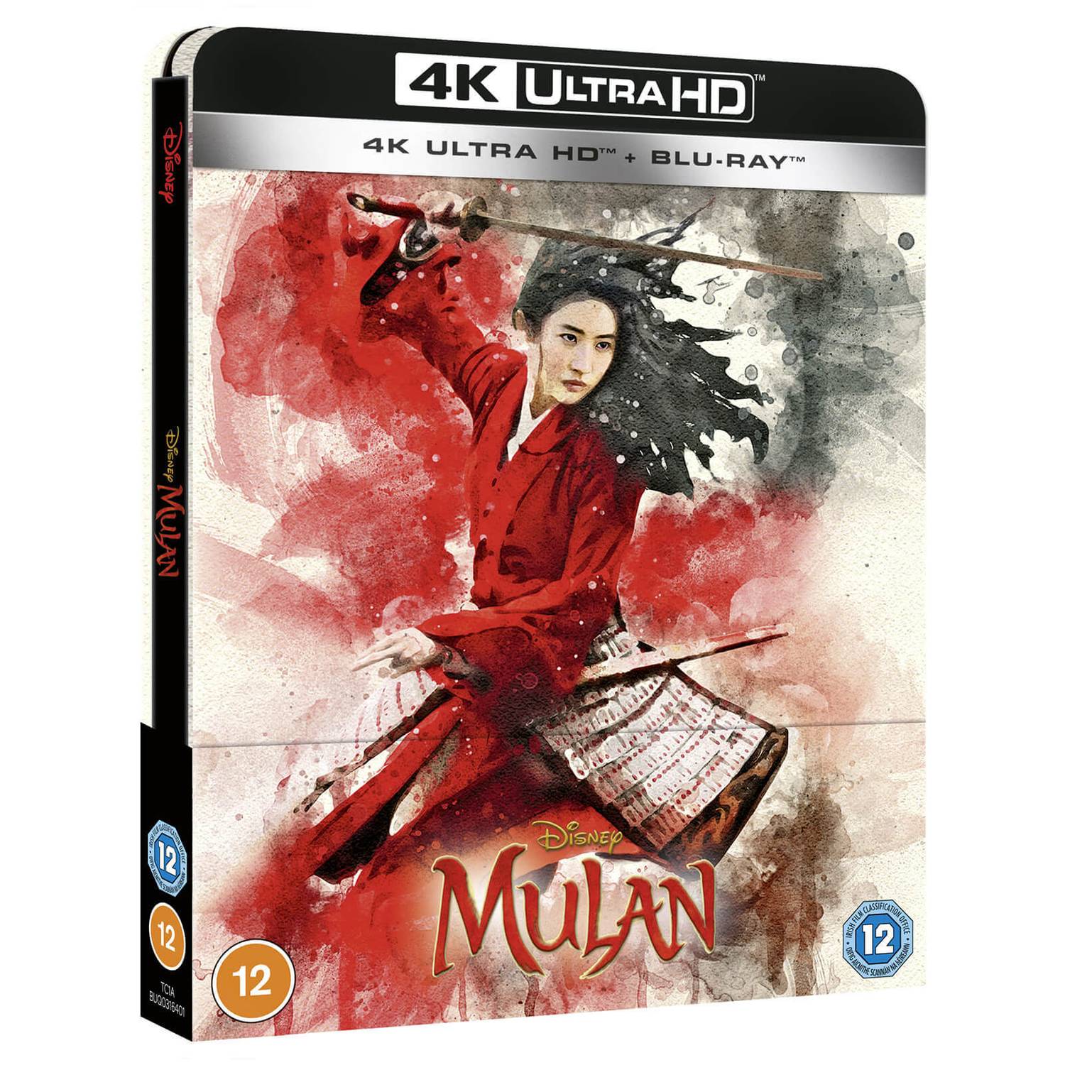 Мулан (2020) (англ. язык) (4K UHD + Blu-ray) Steelbook