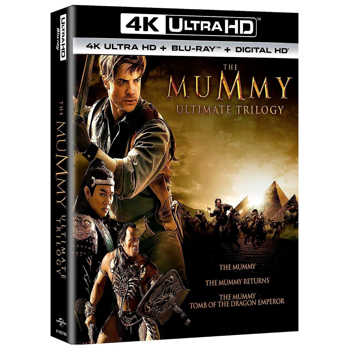 Мумия: Трилогия (англ. язык) (4K UHD + Blu-ray) DigiPack