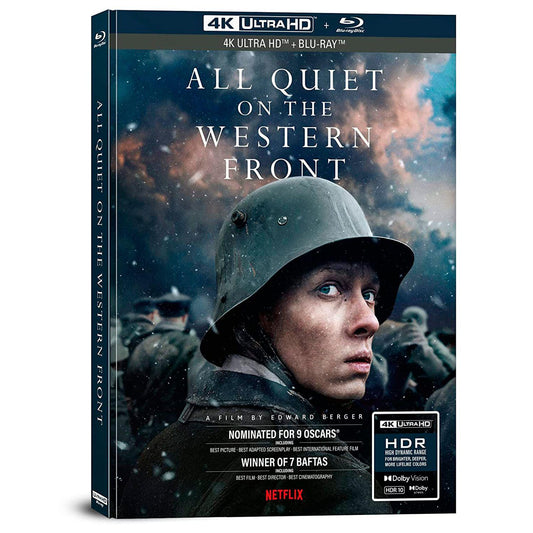 На Западном фронте без перемен (2022) (укр. яз.) (4K UHD + Blu-ray) Mediabook Limited Collector's Edition
