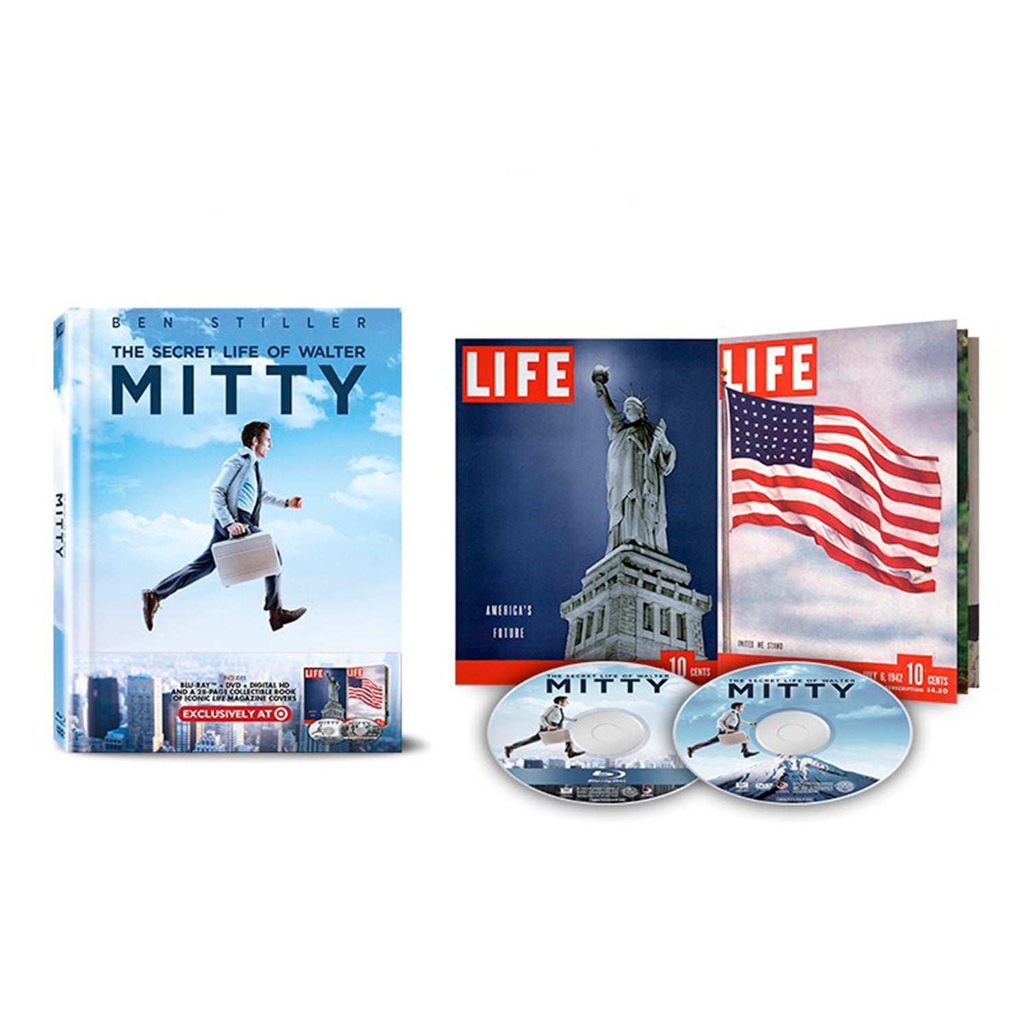 Невероятная жизнь Уолтера Митти (Blu-ray + DVD) DigiBook
