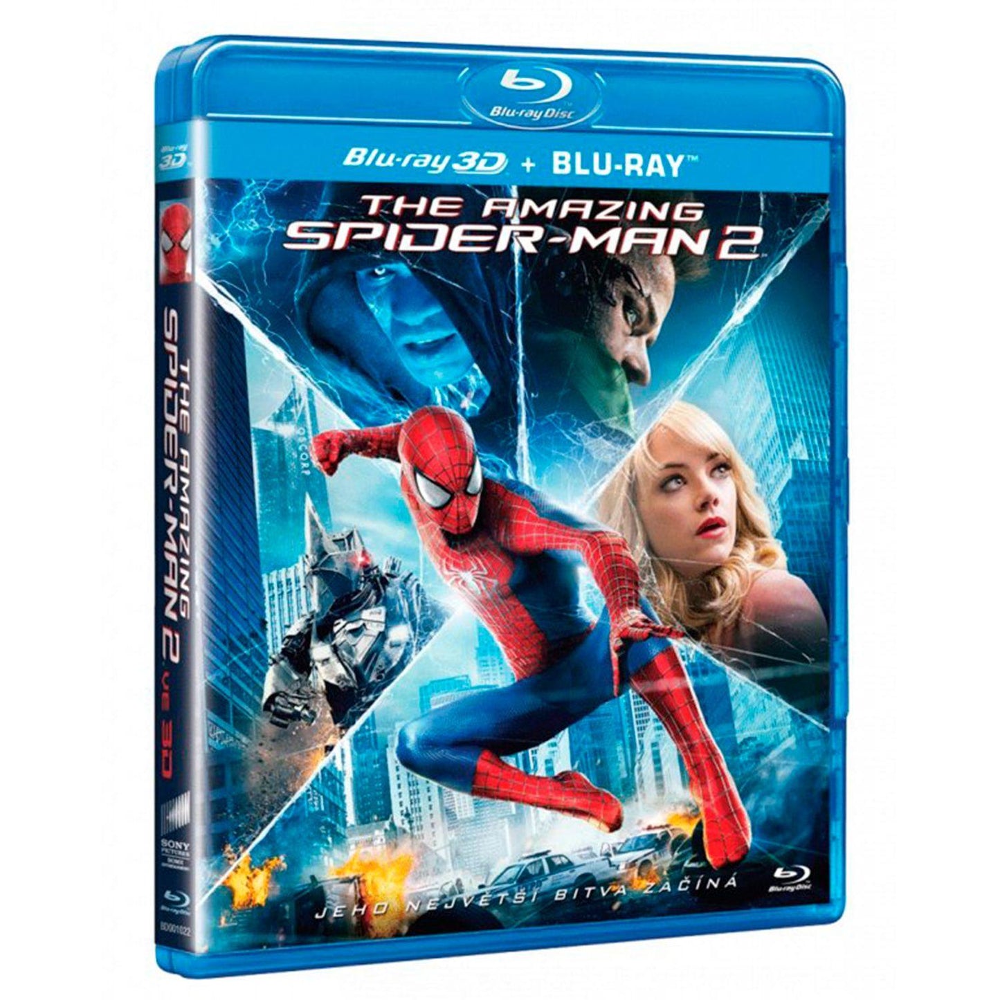 Новый Человек-паук: Высокое напряжение 3D + 2D (2 Blu-ray)