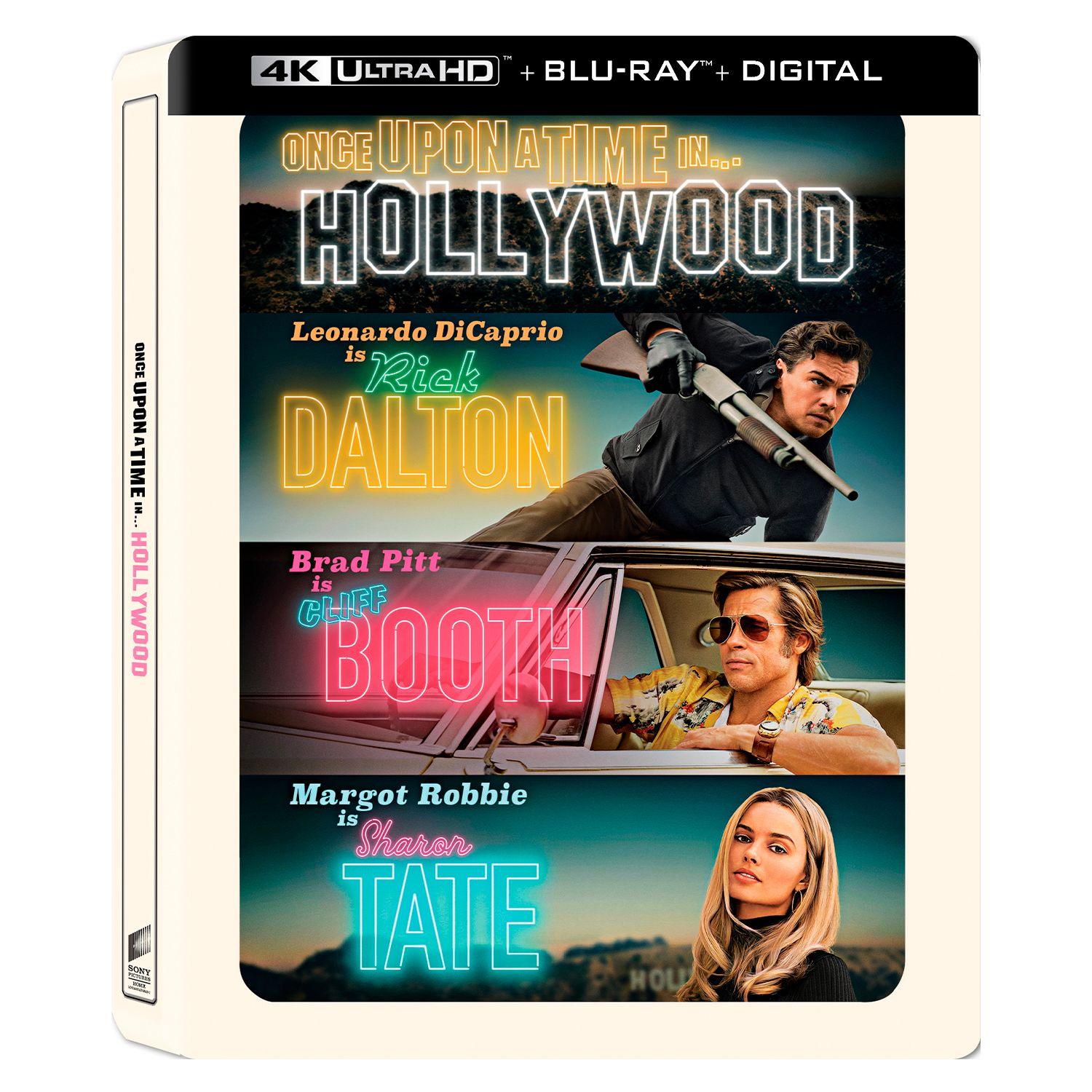 Однажды... в Голливуде (4K UHD + Blu-ray) Steelbook