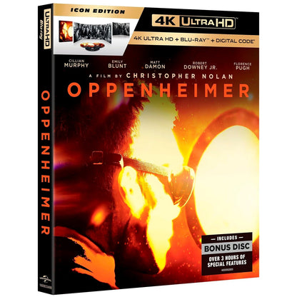 Оппенгеймер (2023) (англ. язык) (4K UHD + 2 Blu-ray) Walmart Exclusive DigiPack / Icon Edition