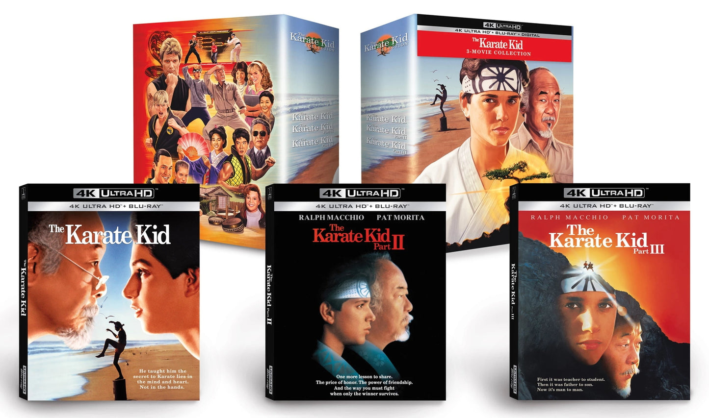 Парень-каратист: Трилогия (англ. язык) (4K UHD + Blu-ray) Коллекционное издание