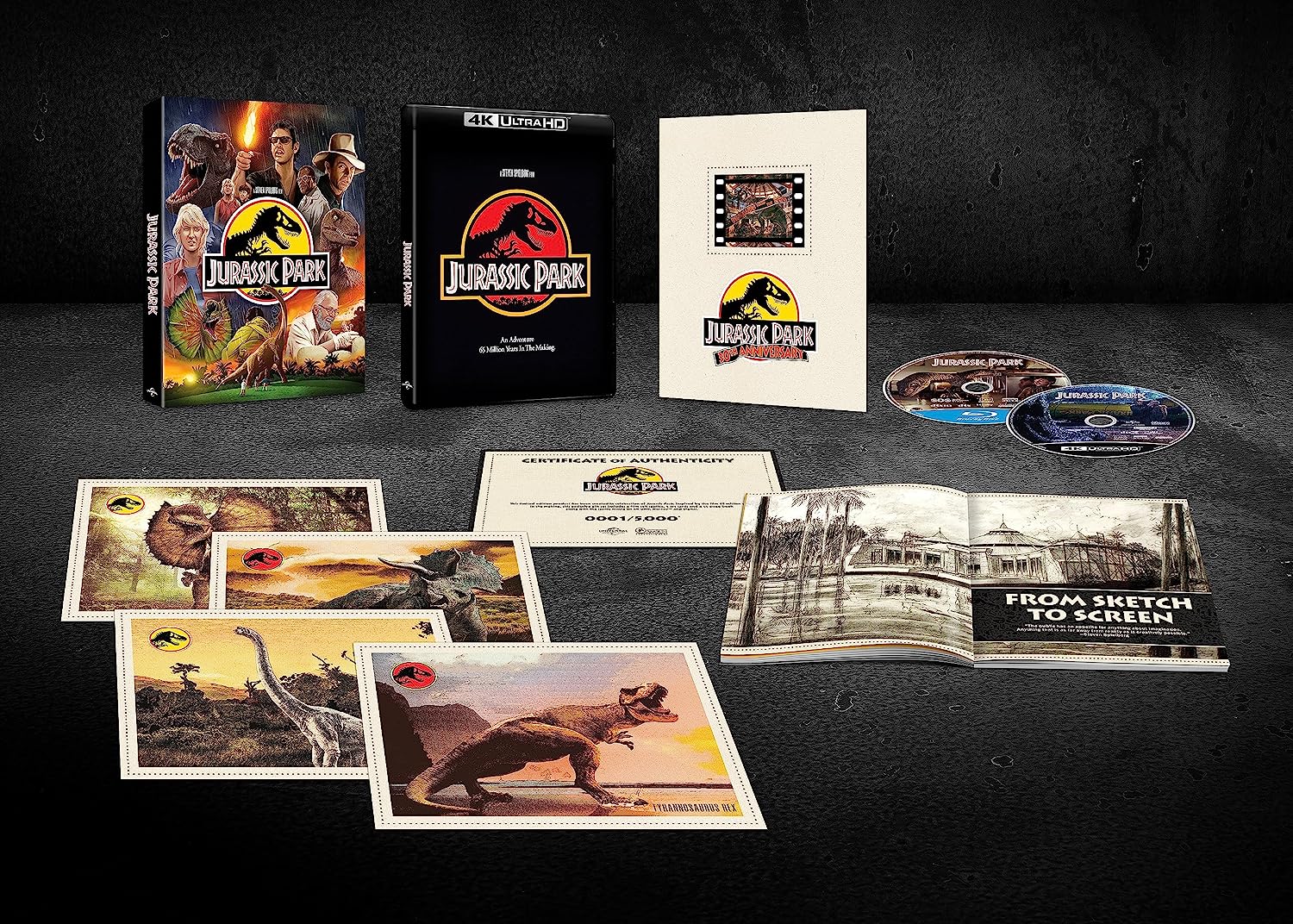 Парк Юрского периода (30th Anniversary Edition) (4K UHD + Blu-ray) Universal Essentials Collection