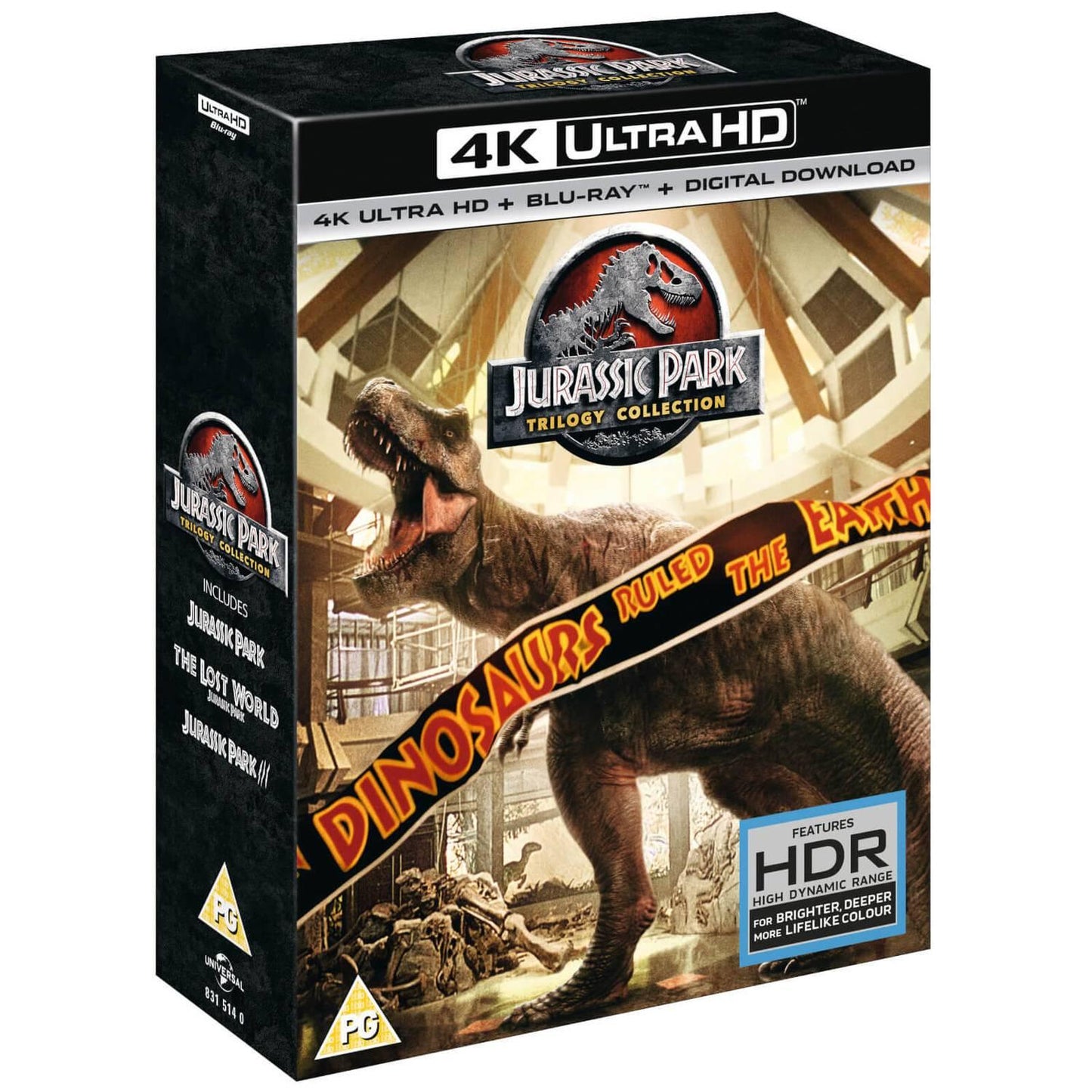 Парк Юрского периода: Трилогия (4K UHD + Blu-ray)