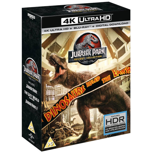 Парк Юрского периода: Трилогия (4K UHD + Blu-ray)