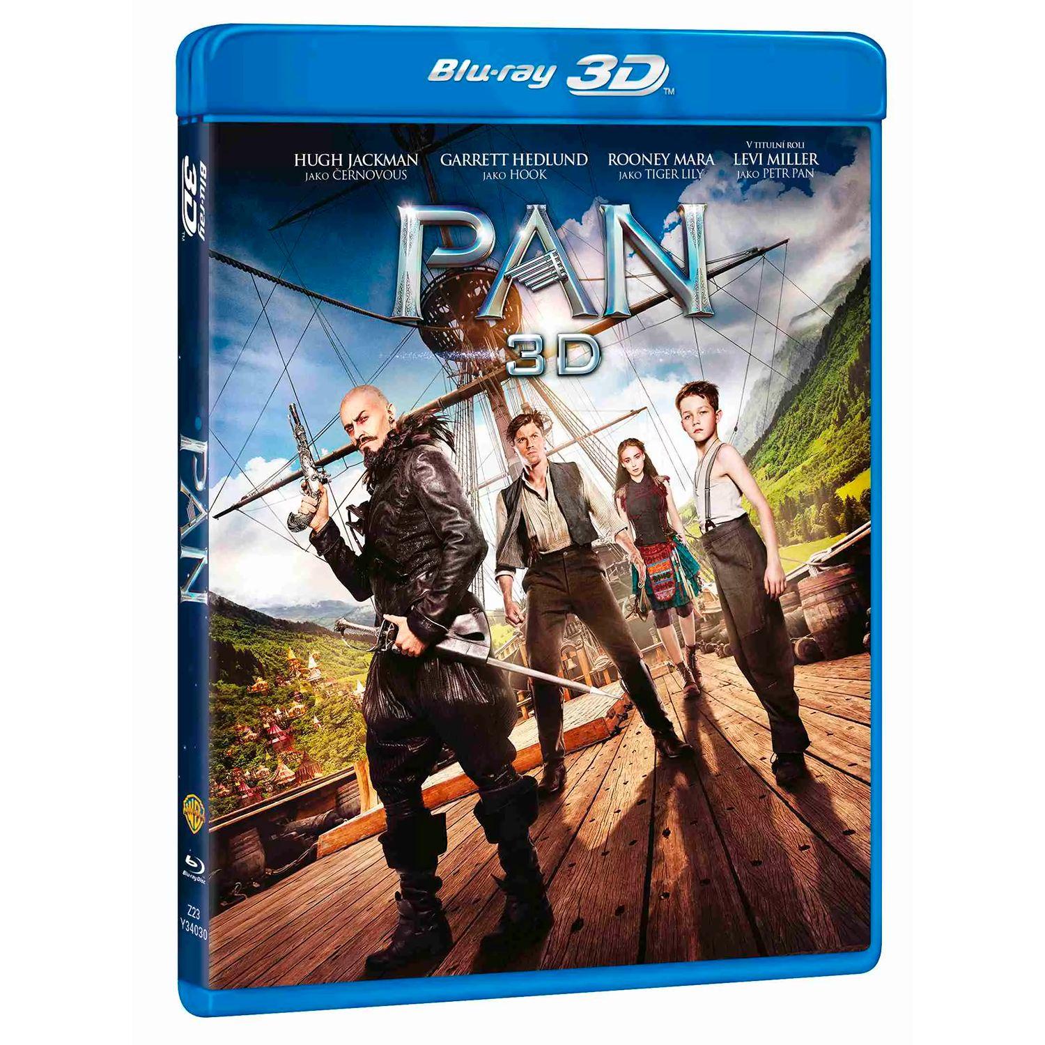 Пэн: Путешествие в Нетландию 3D + 2D (2 Blu-ray)