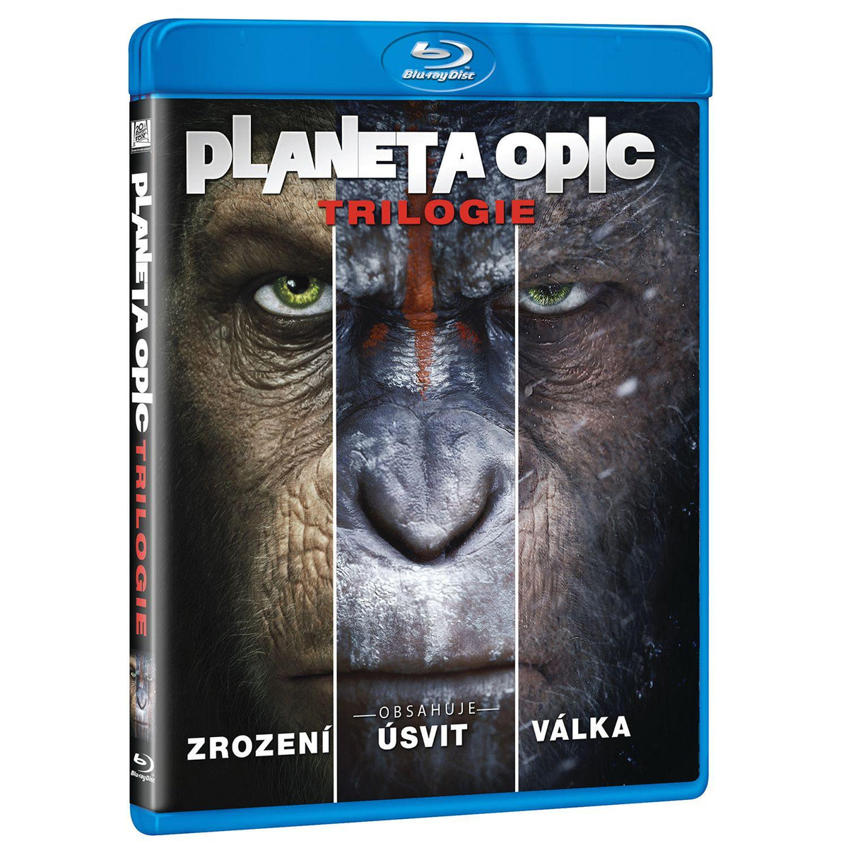 Планета обезьян: Трилогия (3 Blu-ray) (Dawn of the Planet of the Apes /  Rise of the Planet of the Apes / War for the Planet of the Apes)