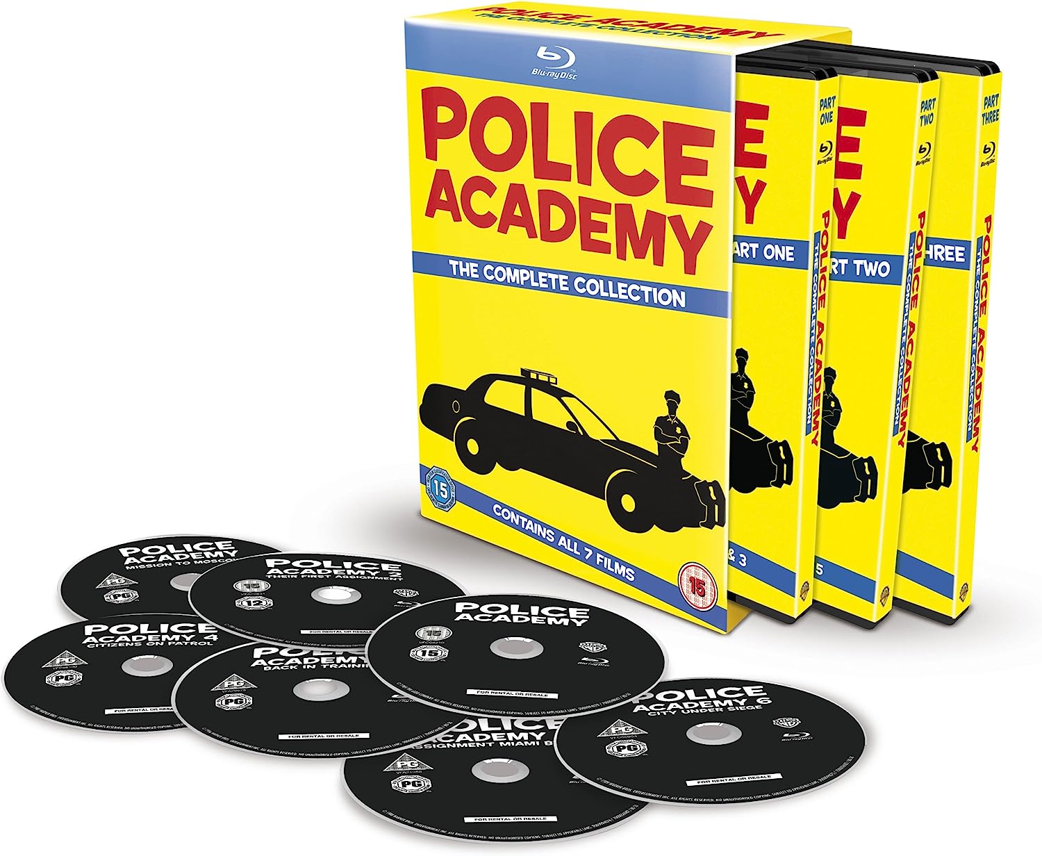 Полицейская академия: Полная коллекция (англ. язык) (7 Blu-ray) (Police  Academy: The Complete Collection) – Bluraymania