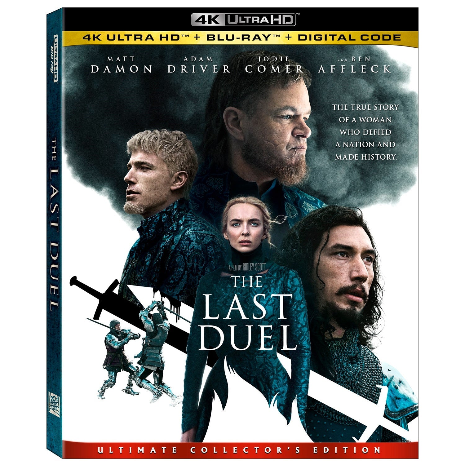 Последняя дуэль (2021) (англ. язык) (4K UHD + Blu-ray)