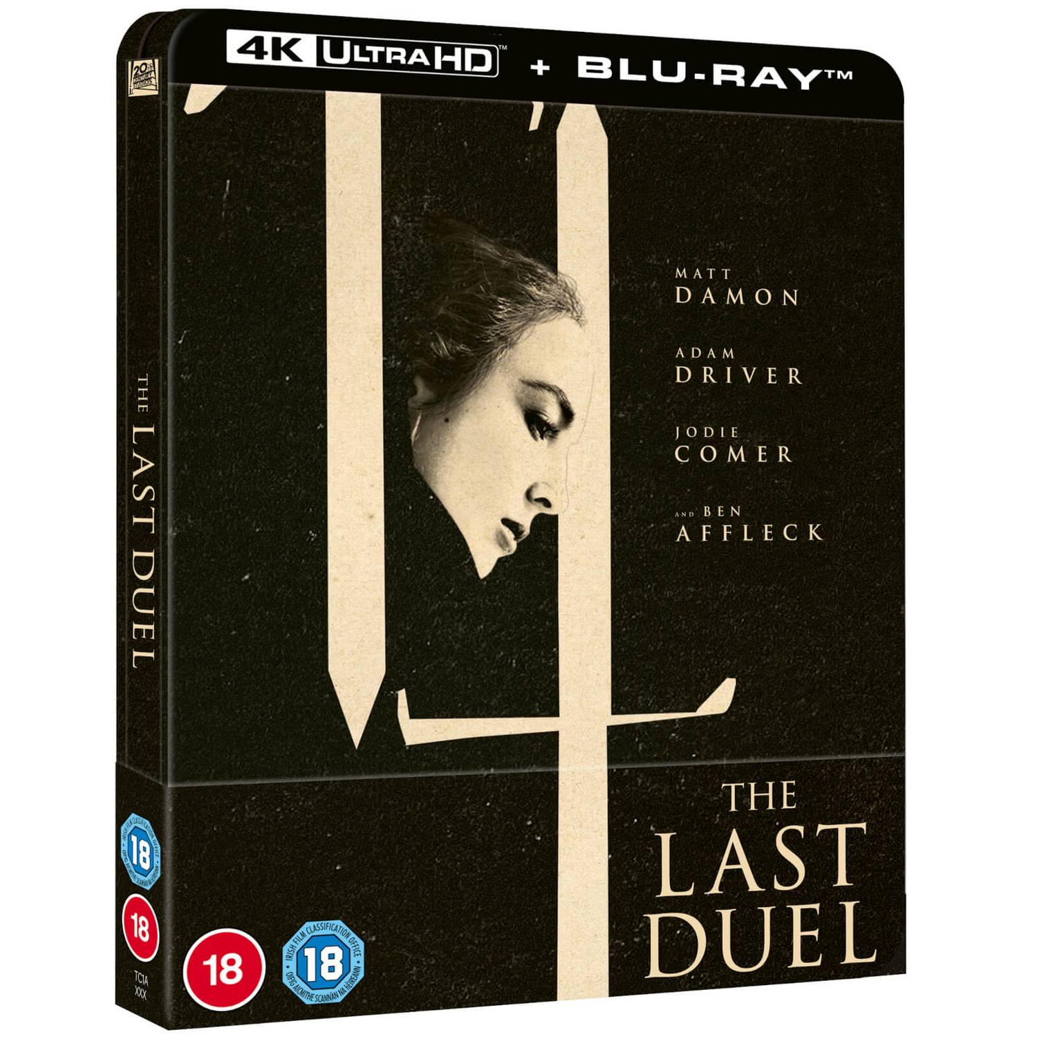 Последняя дуэль (2021) (англ. язык) (4K UHD + Blu-ray) Steelbook