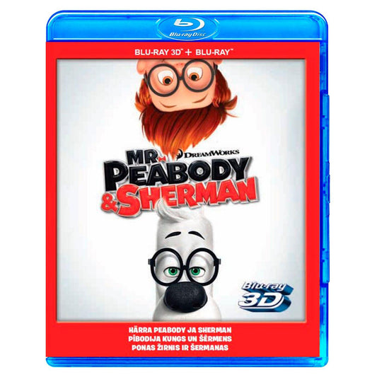 Приключения мистера Пибоди и Шермана 3D + 2D (2 Blu-ray)