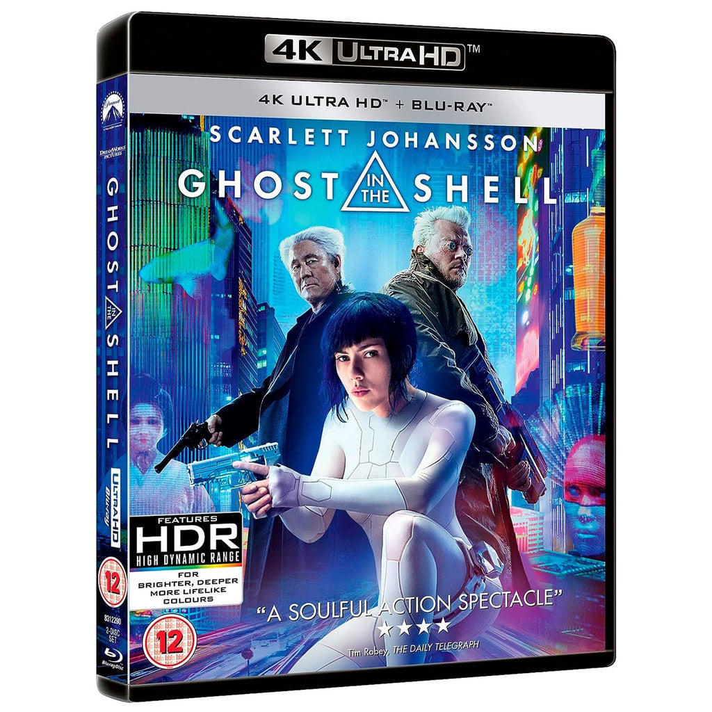 Призрак в доспехах (укр. субтитры) (4K UHD Blu-ray) (Ghost in the Shell)