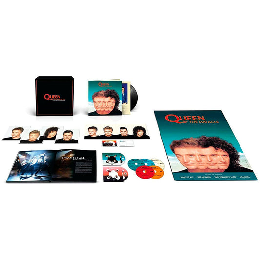 Queen: The Miracle (Collector’s Edition Box Set) (5 CD + LP+ Blu-ray + DVD]