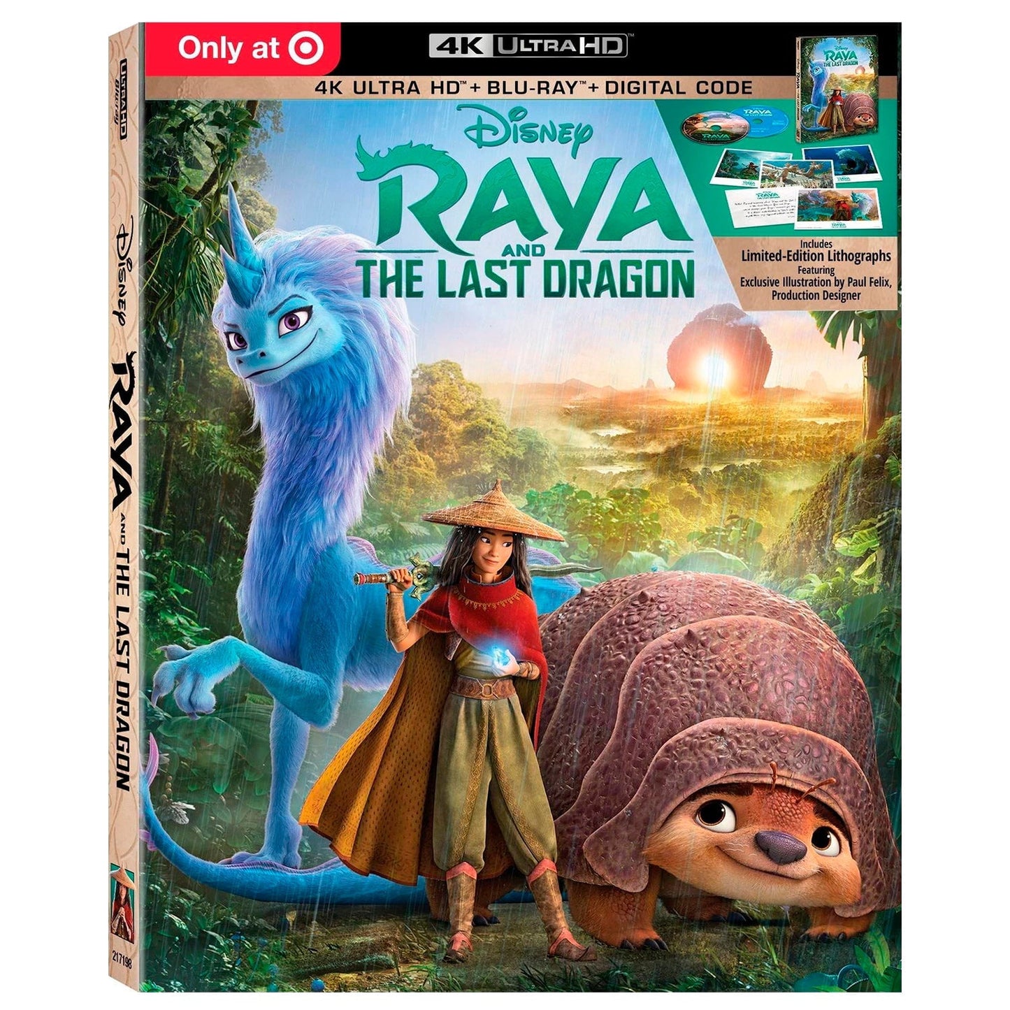 Райя и последний дракон (2021) (англ. язык) (4K UHD + Blu-ray) Коллекционное издание