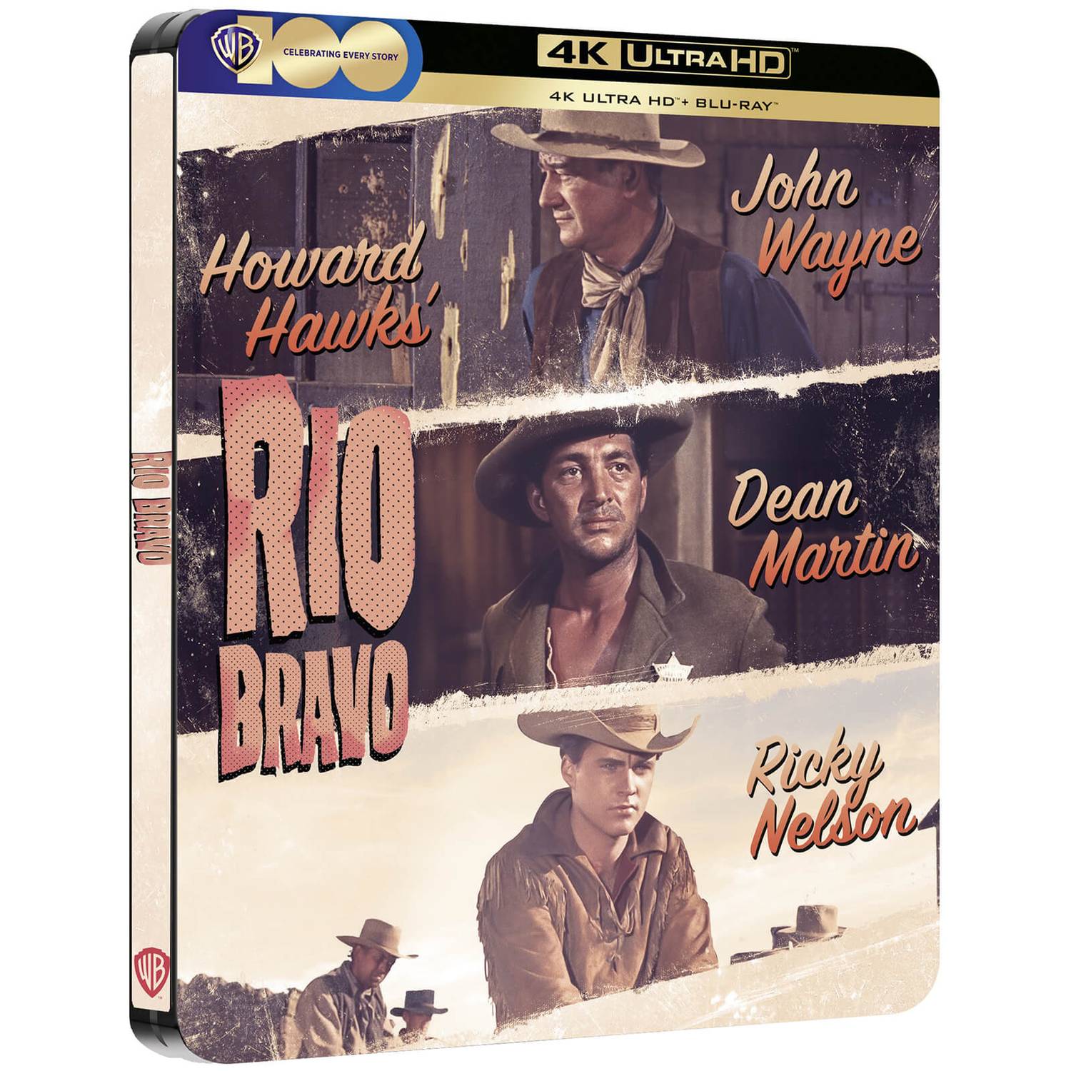 Рио Браво (1959) (англ. язык) (4K UHD + Blu-ray) Steelbook
