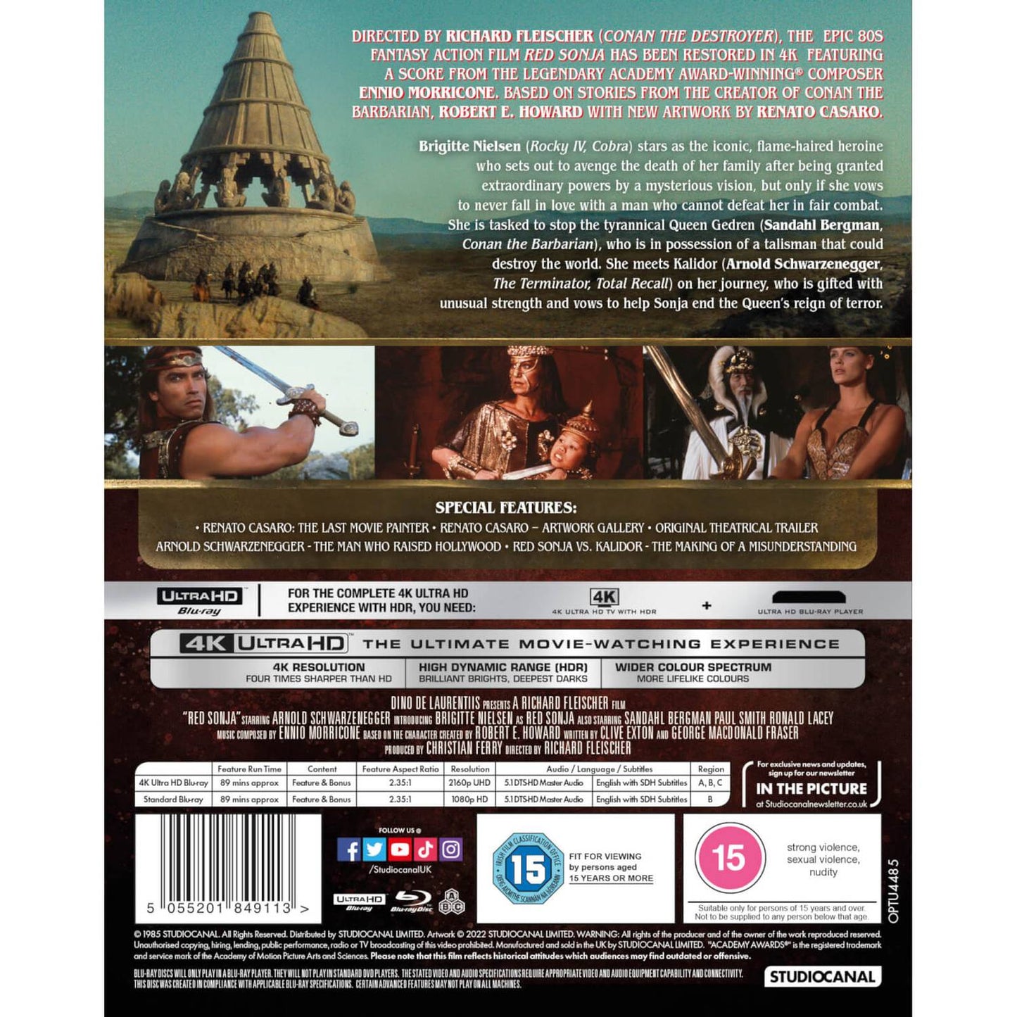 Рыжая Соня (англ. язык) (4K UHD + Blu-ray)