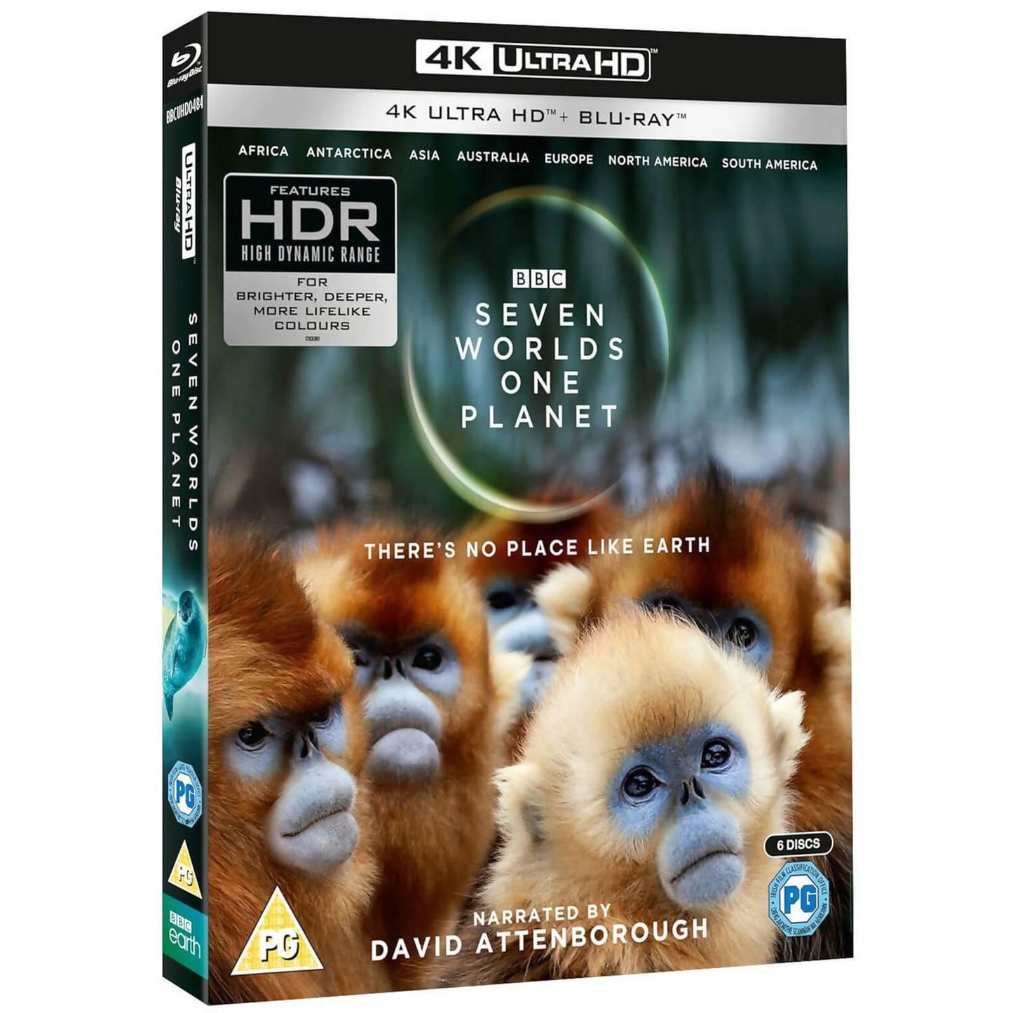 Семь миров, одна планета (2019) (англ. язык) (4K UHD + Blu-ray)