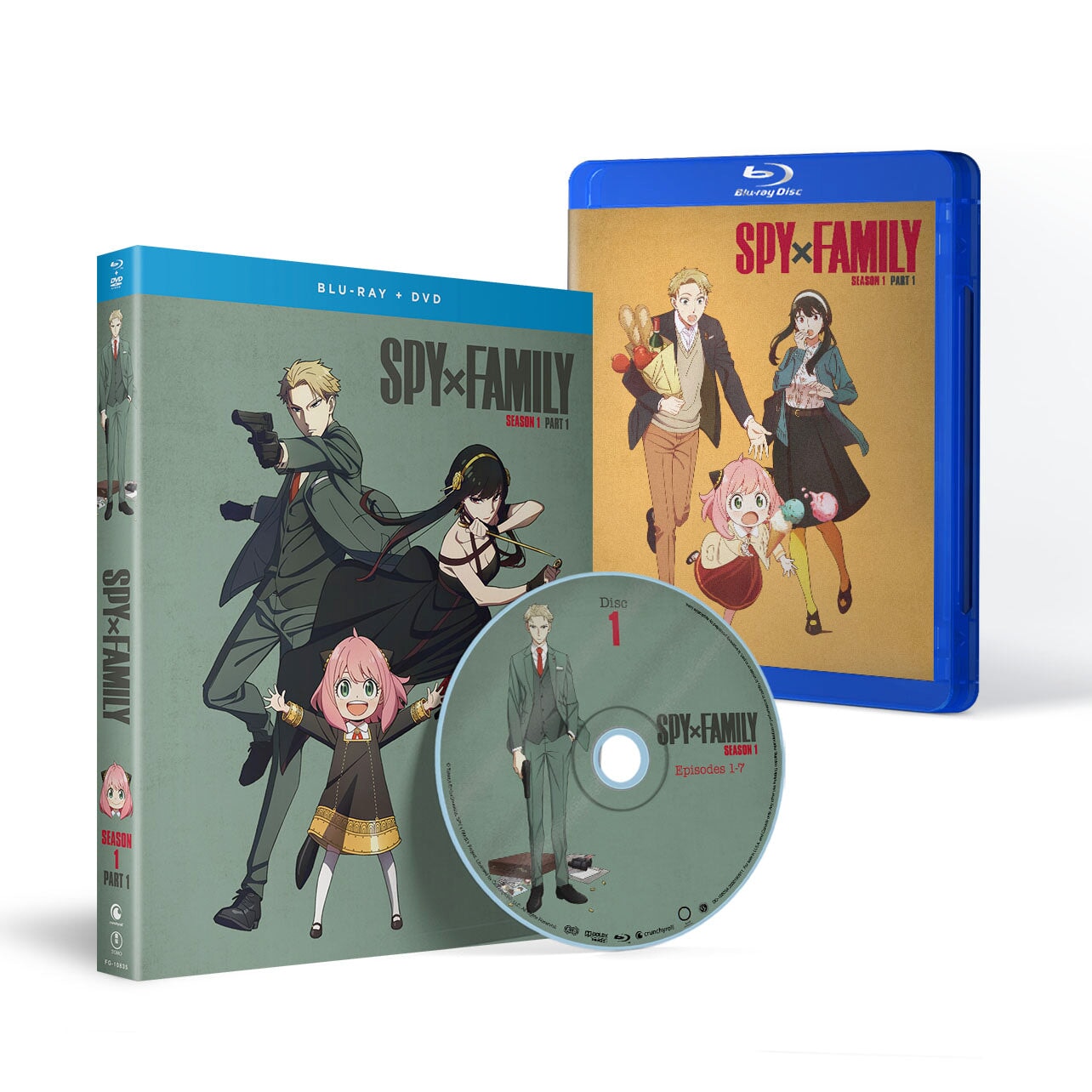 Семья шпиона: Сезон 1 - Часть 1 (англ. язык) (Blu-ray + DVD)