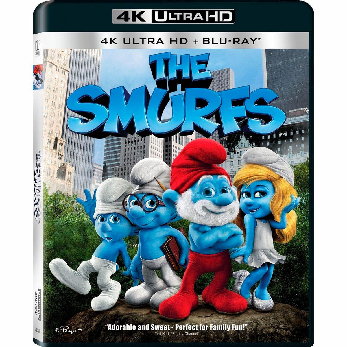 Смурфики (русские субтитры) (4K UHD Blu-ray) (The Smurfs)