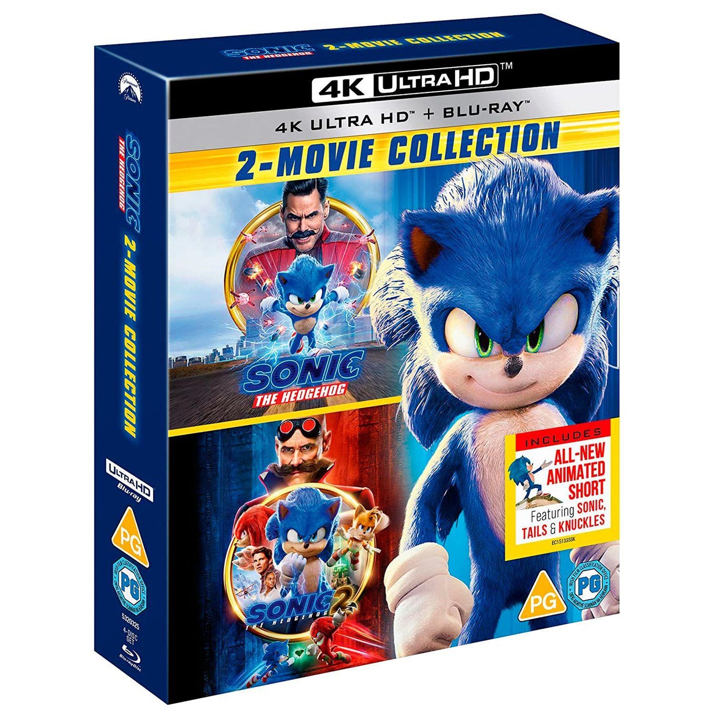 Sonic O Filme (Bd Steelbook) : Jim Carrey, James Marsden, Tika Sumpter,  Jeff Fowler: : DVD e Blu-ray