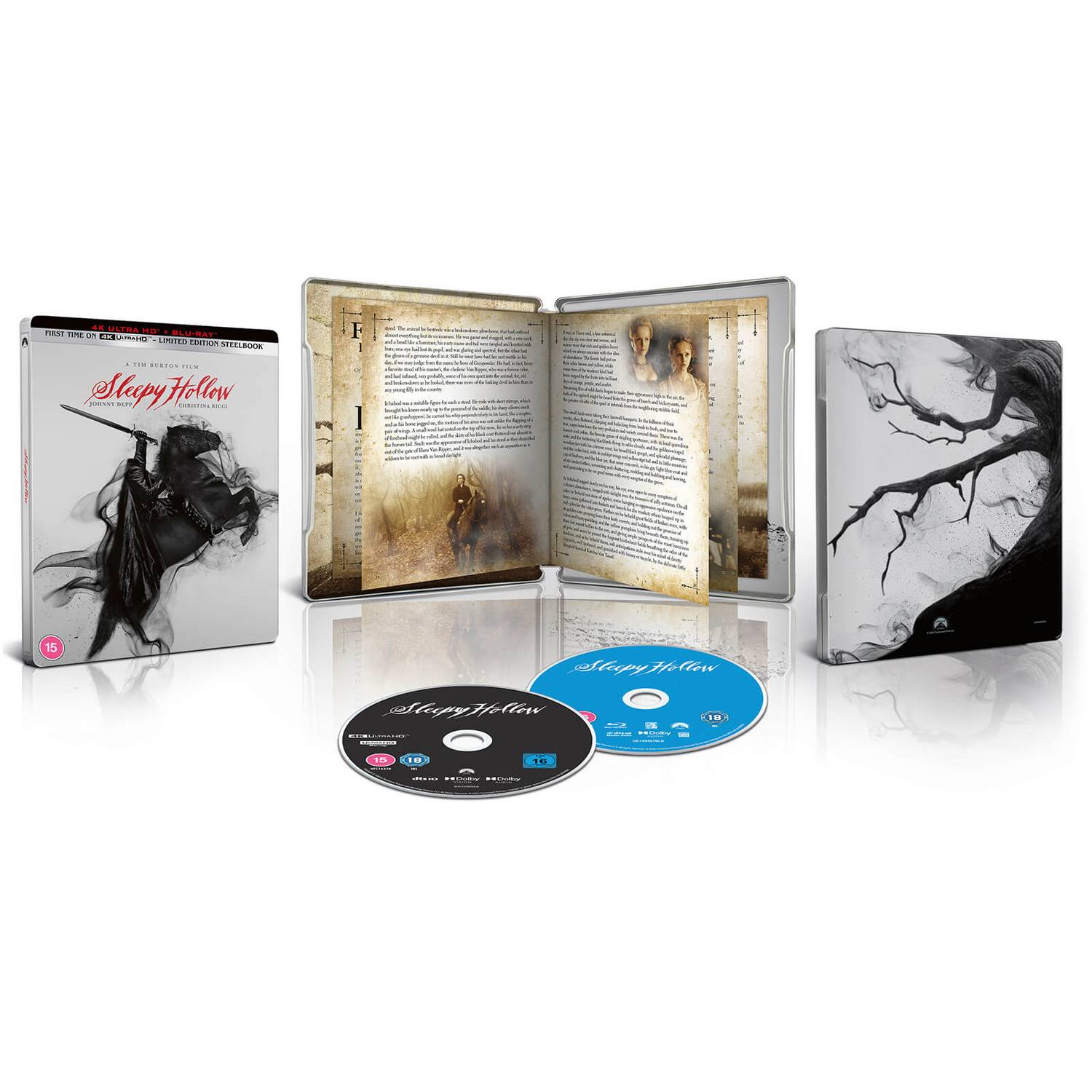 Сонная Лощина (1999) (англ. язык) (4K UHD + Blu-ray) Steelbook