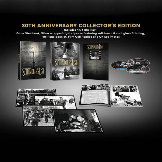 Список Шиндлера [30th Anniversary] (4K UHD + 2 Blu-ray) SteelBook Collector's Edition
