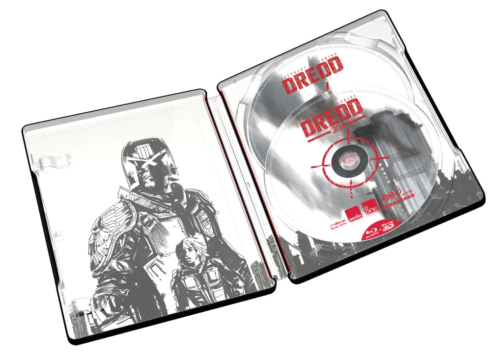 Судья Дредд (англ. язык) (3D/2D Blu-ray + DVD) Mondo #005 Steelbook