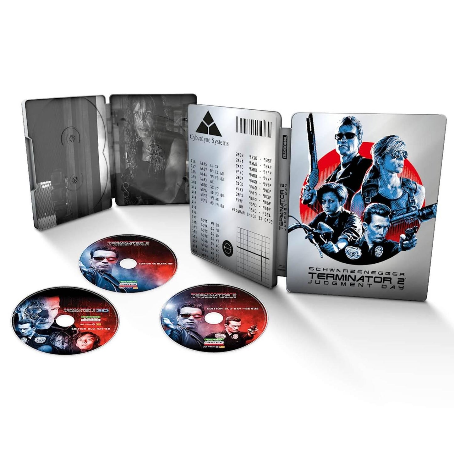 Терминатор 2: Судный день (англ. язык) (4K UHD + 3D Blu-ray + Blu-ray) Steelbook