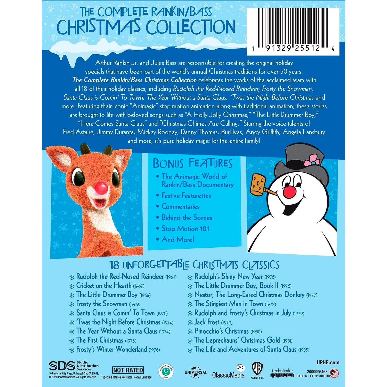 The Complete Rankin/Bass Christmas Collection (1964-1985) (англ. язык) (5 Blu-ray)