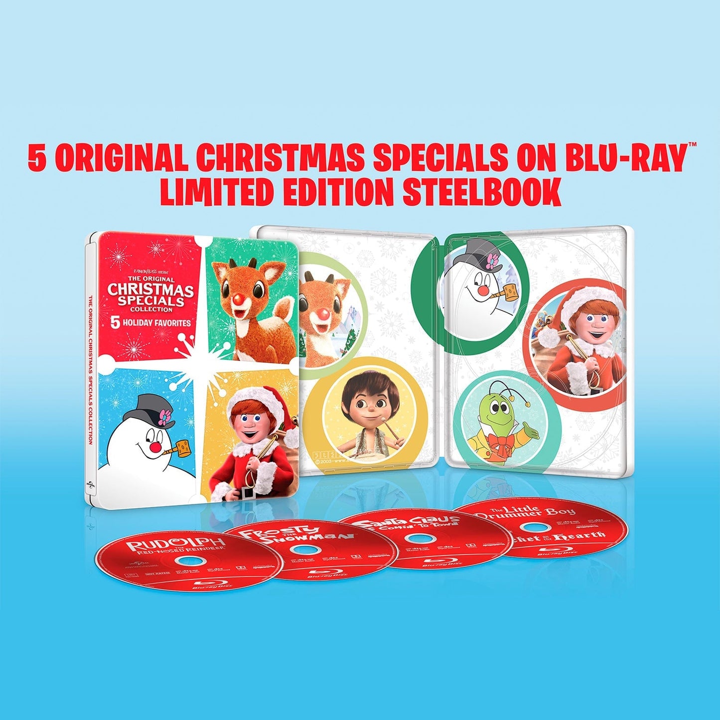 The Original Christmas Specials Collection (англ. язык) (4 Blu-ray) SteelBook