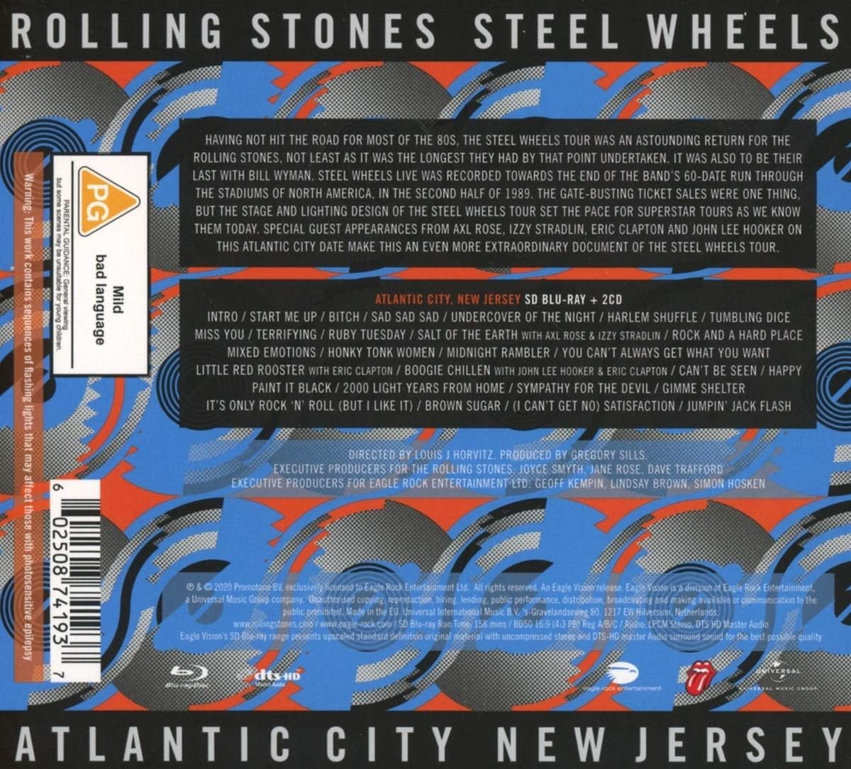 The Rolling Stones. Steel Wheels Live (Blu-ray + 2 CD)