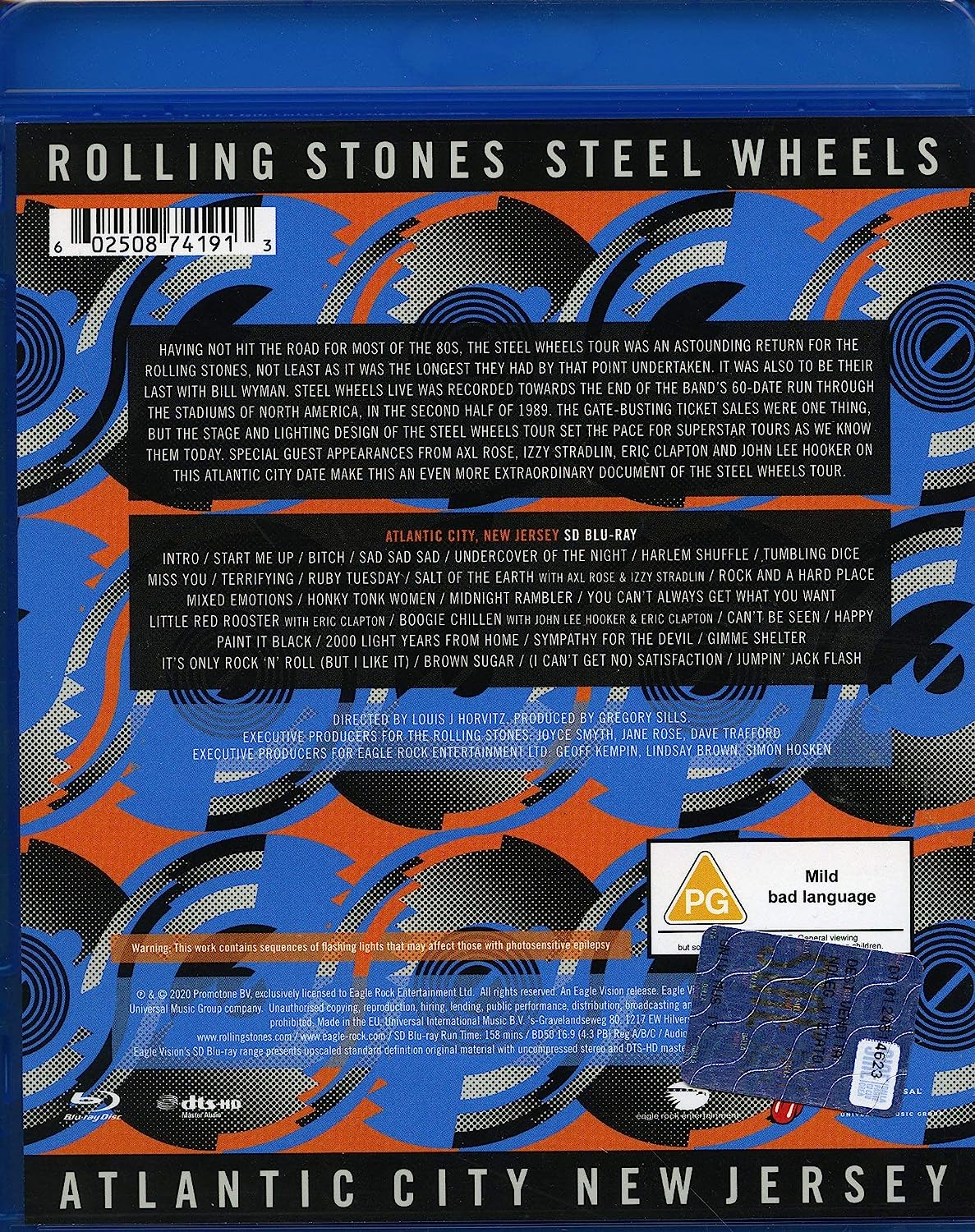 The Rolling Stones. Steel Wheels Live (Blu-ray)