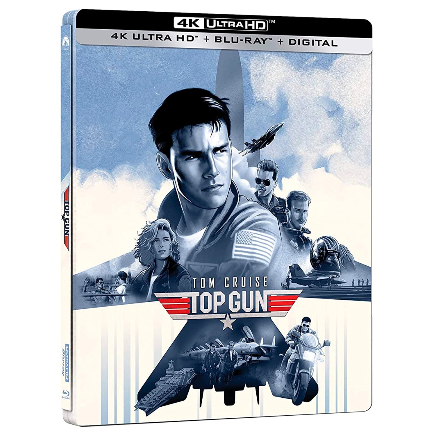 Топ Ган (Лучший стрелок) (4K UHD + Blu-ray) Steelbook