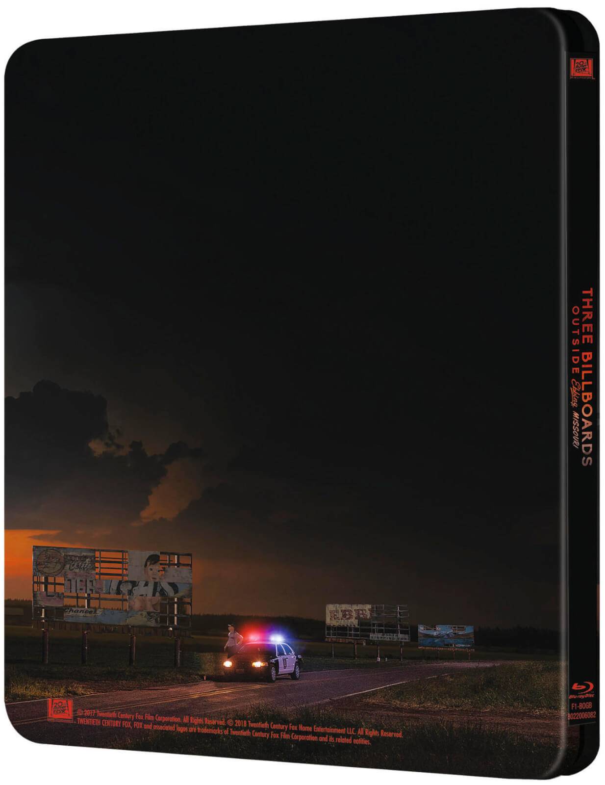 Три билборда на границе Эббинга, Миссури (Blu-ray) Steelbook