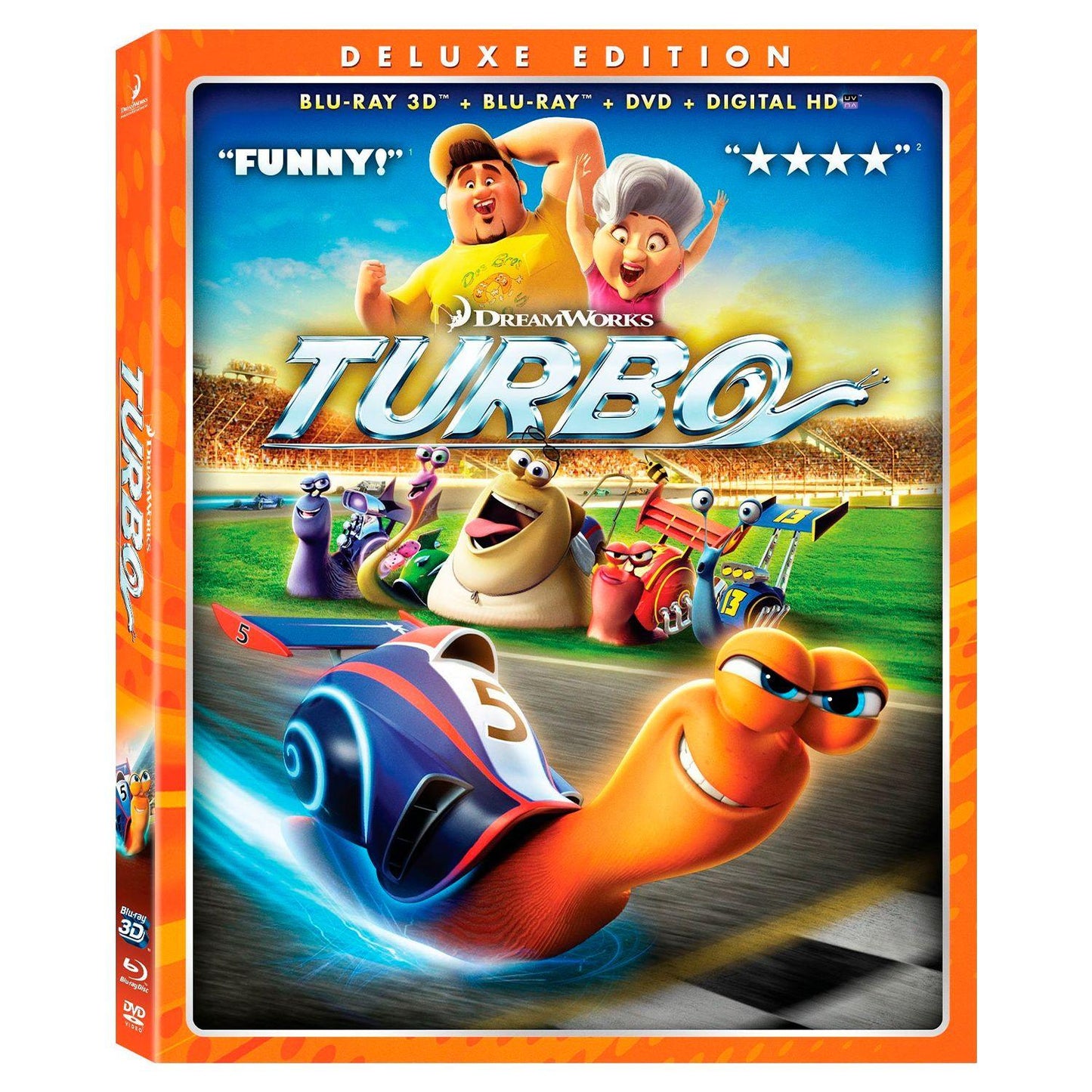 Турбо 3D + 2D (2 Blu-ray + DVD)