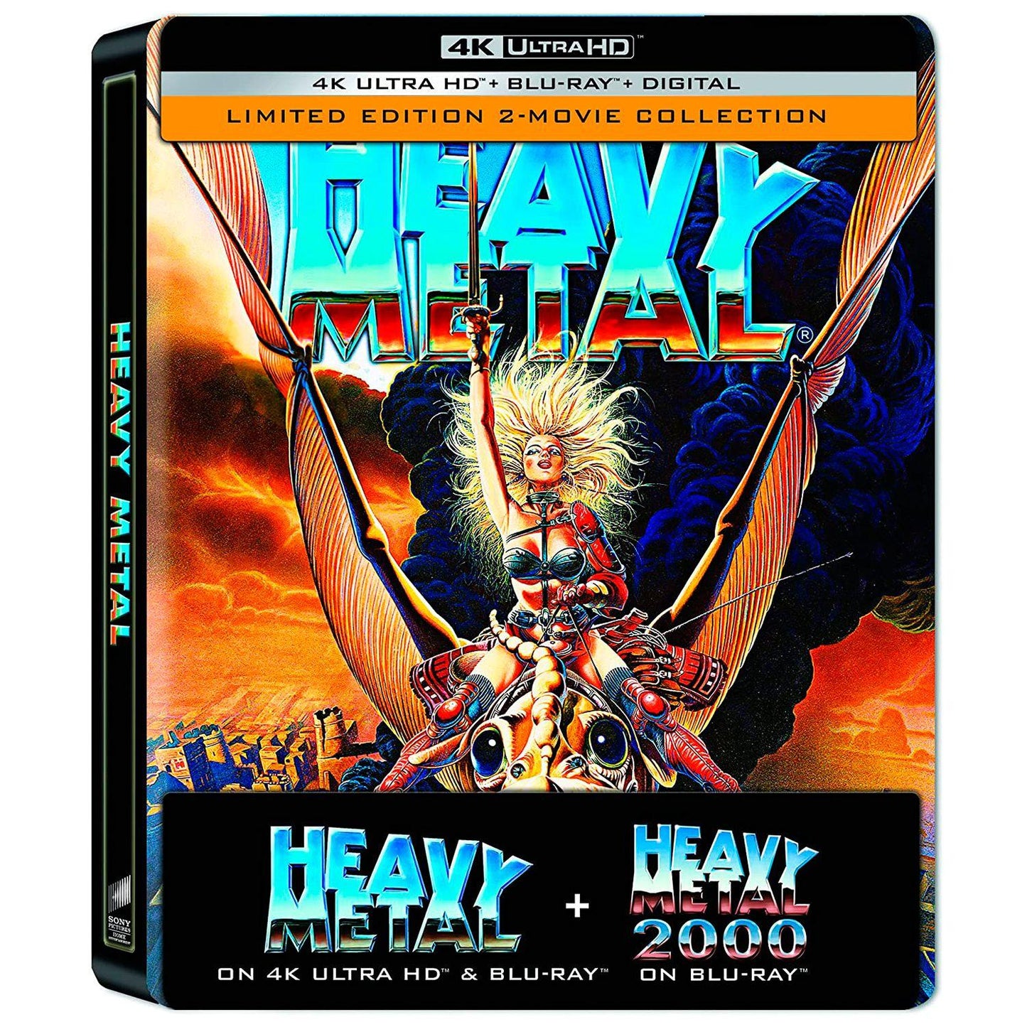 Тяжелый метал (1981) / Тяжелый металл 2000 (4K UHD + Blu-ray) Steelbook