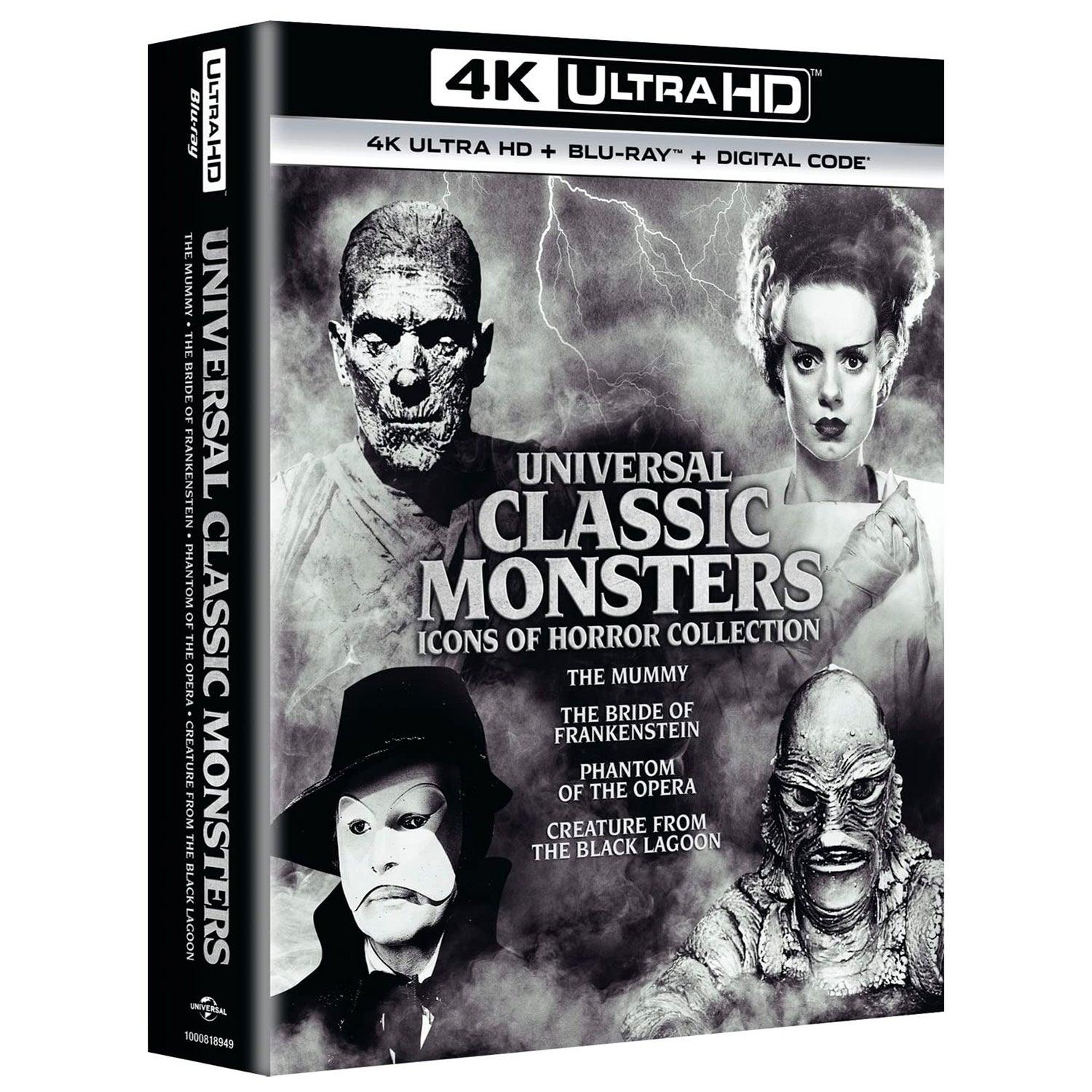 Universal Classic Monsters Icons of Horror Collection Vol. 2 (англ. язык) (4K UHD + Blu-ray)