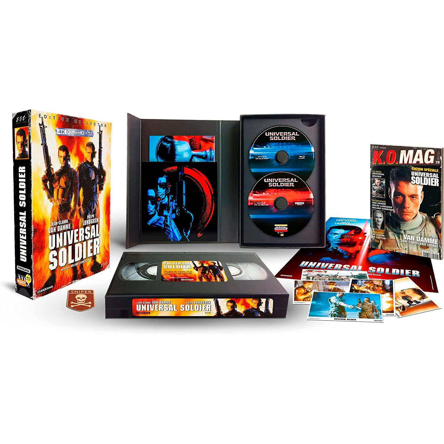 Универсальный солдат (1992) (англ. язык) (4K UHD + Blu-ray) Collector's Edition VHS Box